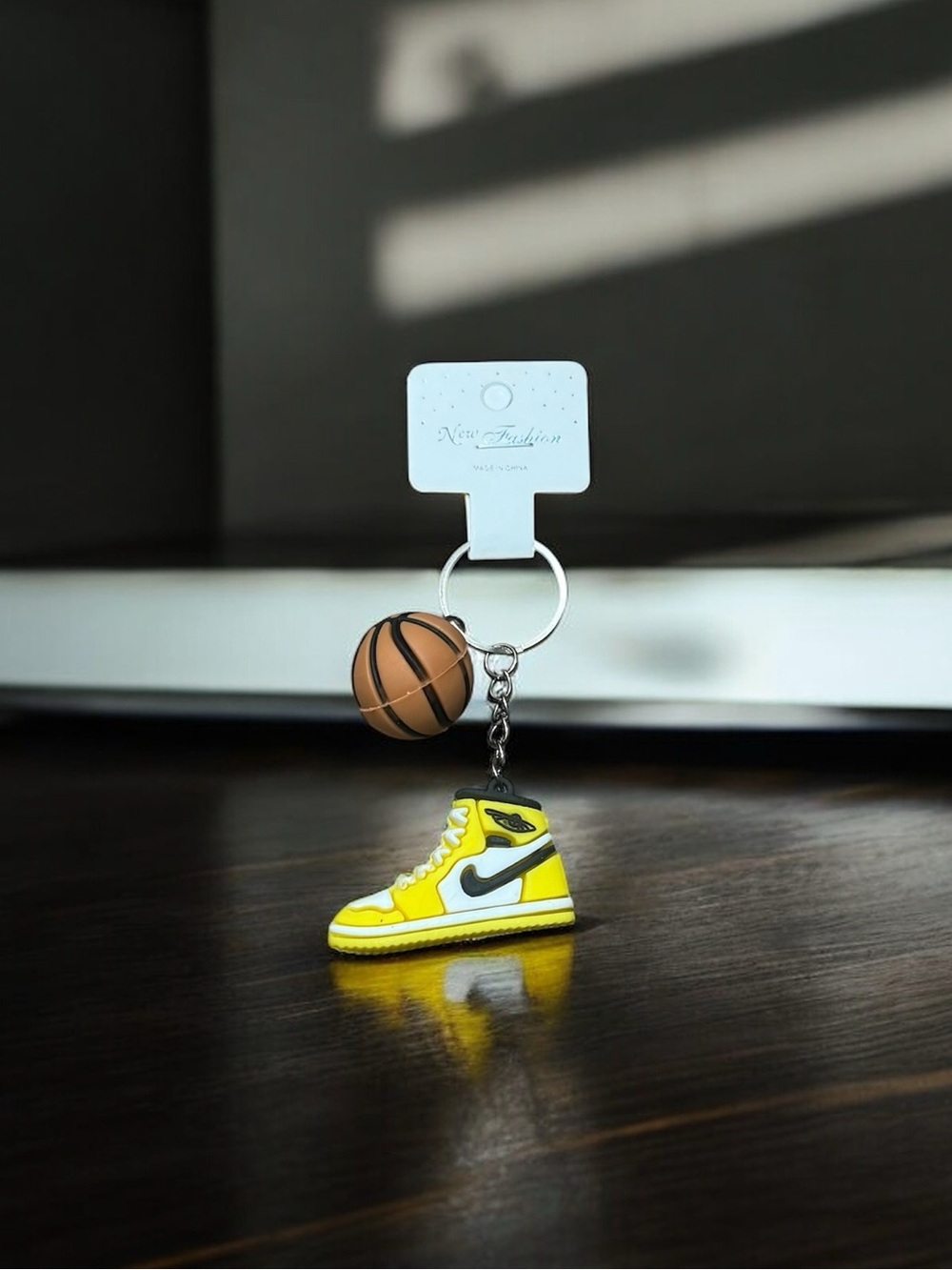 Adorable Shoe Basketball Keychain
